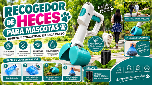 RECOGEDOR DE HECES PARA MASCOTAS